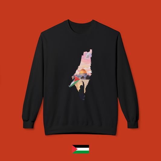 A glimpse of Palestine - crewneck sweatshirt