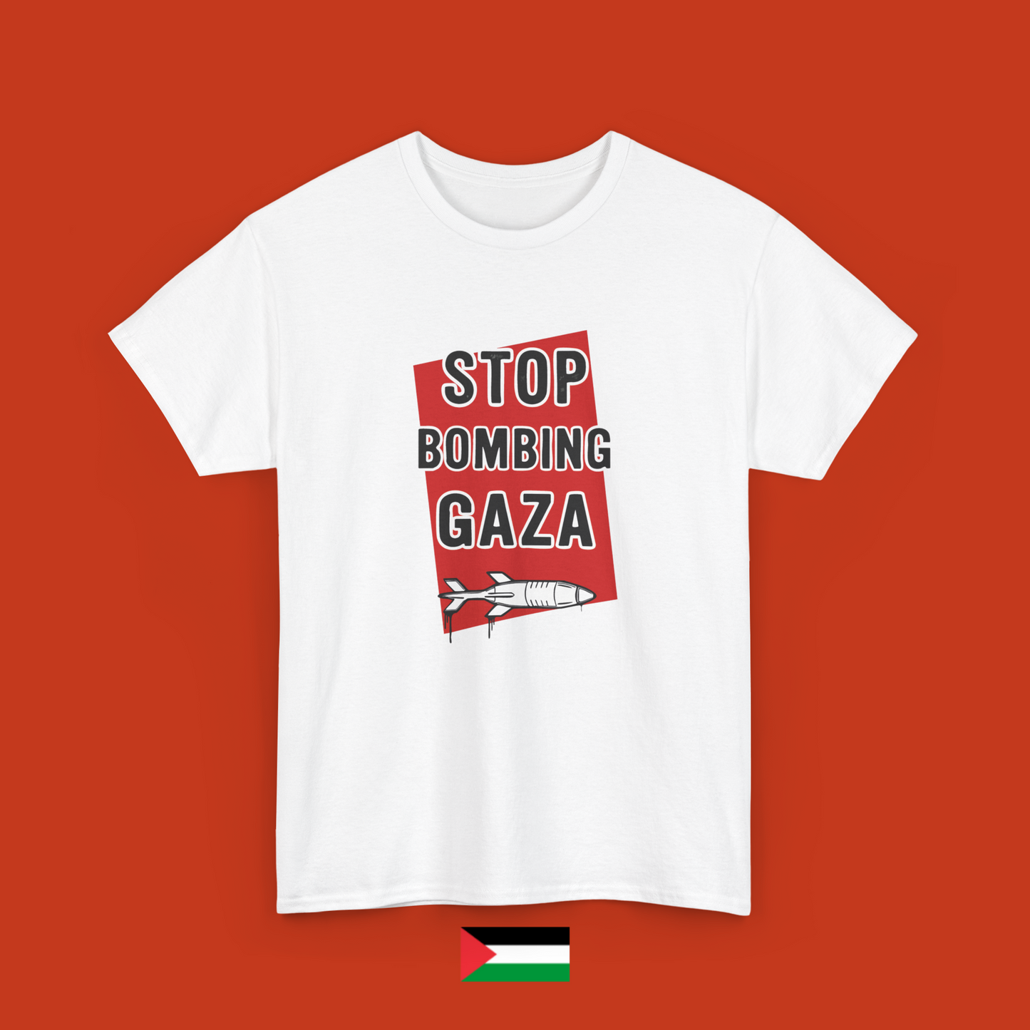 Stop bombing Gaza - maglietta