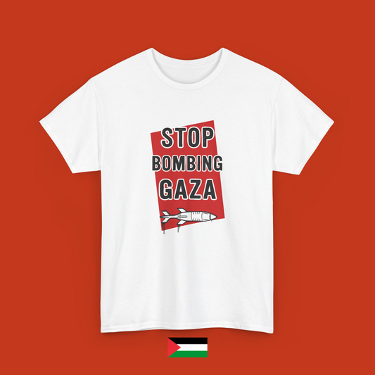Stop bombing Gaza - maglietta