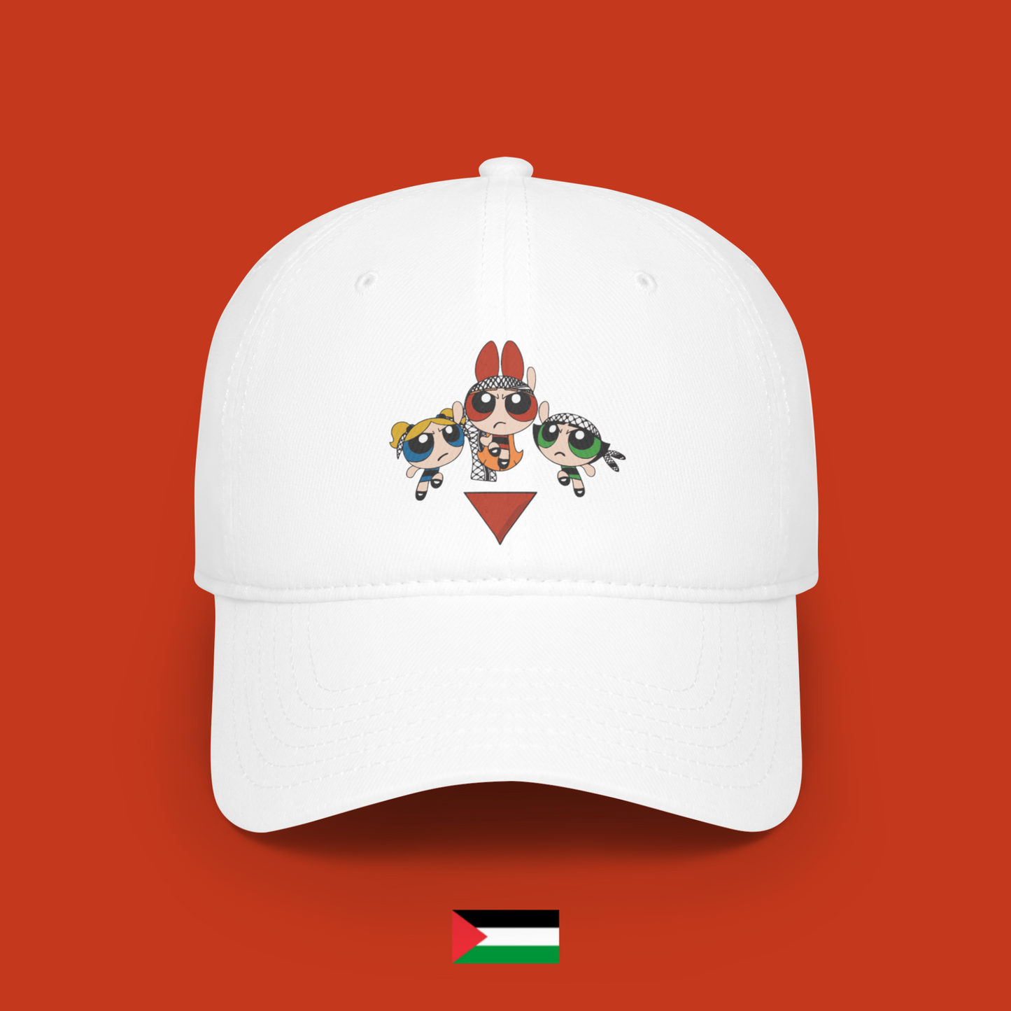 Powerpuff Girls with keffiyeh - hat