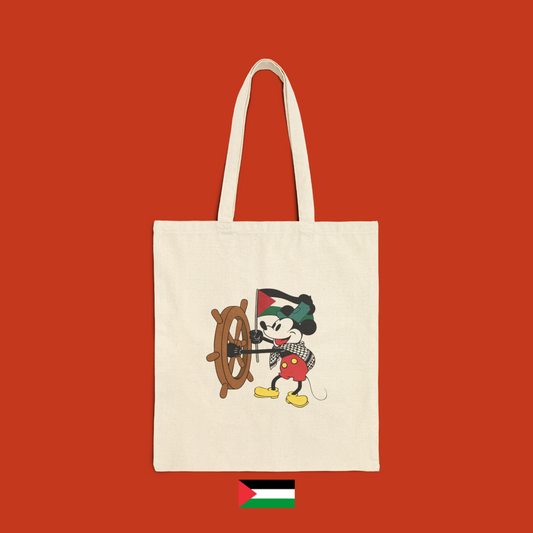 Topolino Steamboat Willie con bandiera - borsa