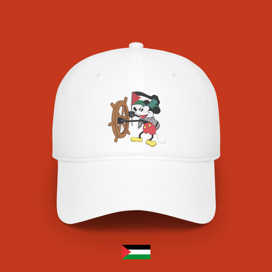 Mickey Mouse Steamboat Willie with Flag - Hat