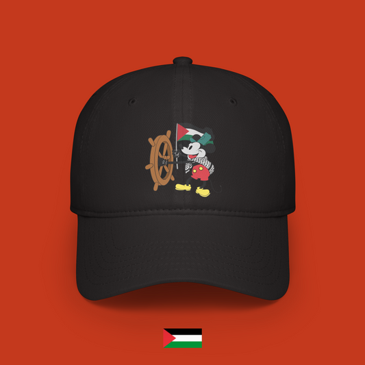 Mickey Mouse Steamboat Willie with Flag - Hat