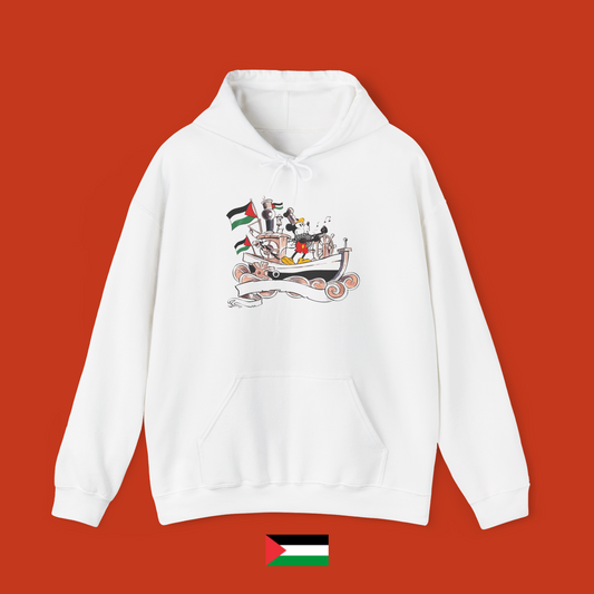 Mickey Mouse Steamboat Willie with Ship - Hoodie