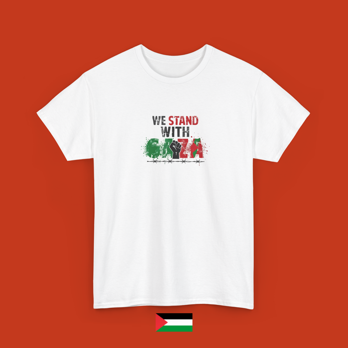 We stand with Gaza - t-shirt