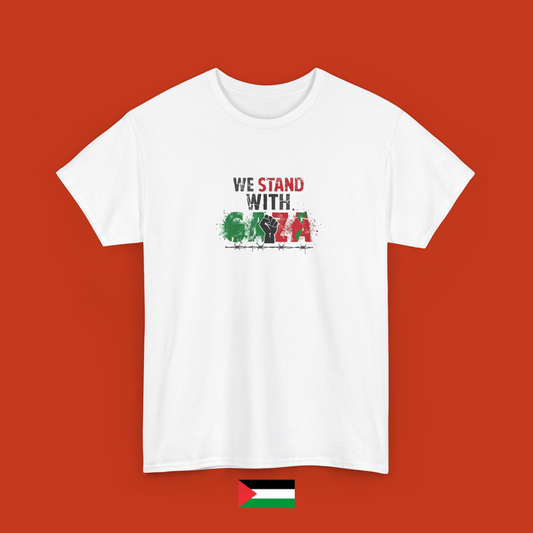 We stand with Gaza - t-shirt