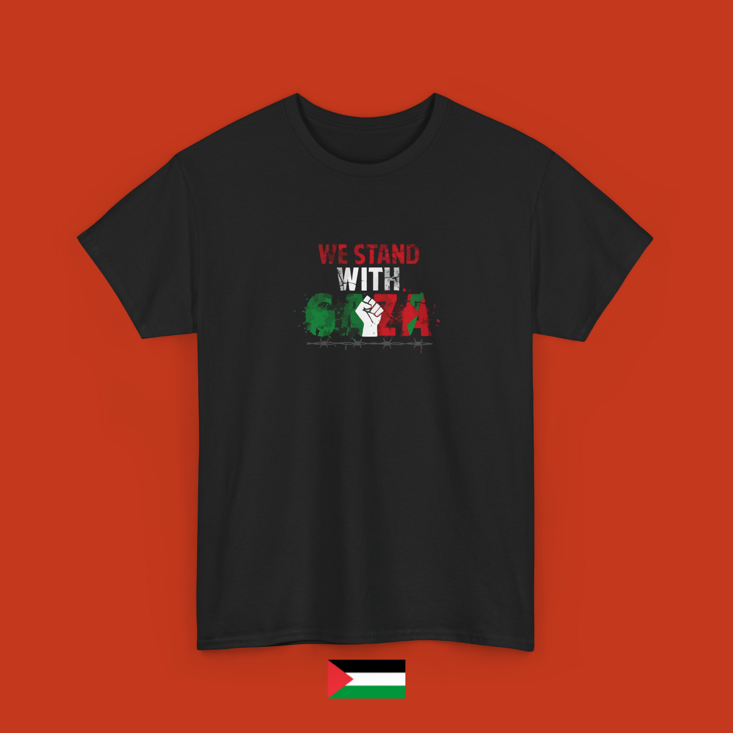 We stand with Gaza - t-shirt