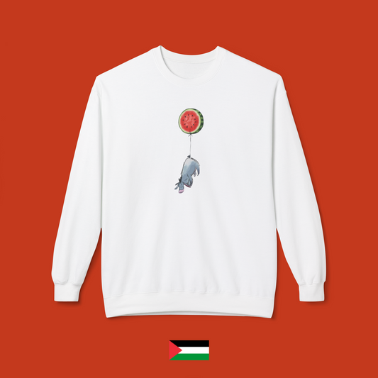 Winnie the Pooh - Eeyore with Balloon - Crewneck Sweatshirt