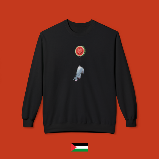 Winnie the Pooh - Eeyore with Balloon - Crewneck Sweatshirt